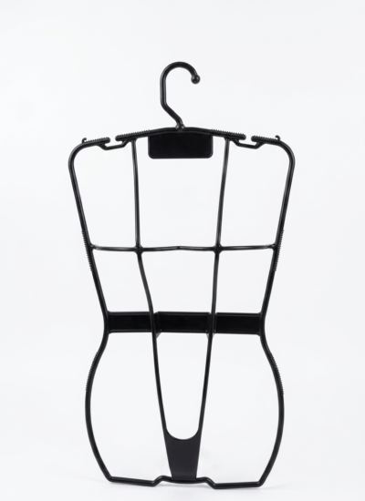 Cabide collant 3D preto
