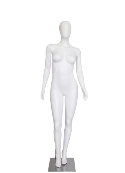 Manequim Feminino Bombada Branco