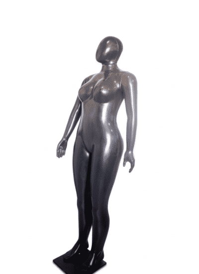 Manequim fem plus size reta preta EM 254